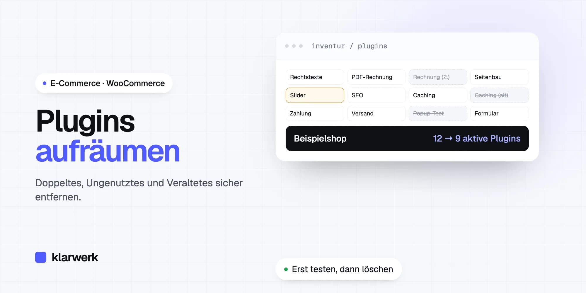 Zu viele Plugins im Shop? So räumen Betreiber sicher auf