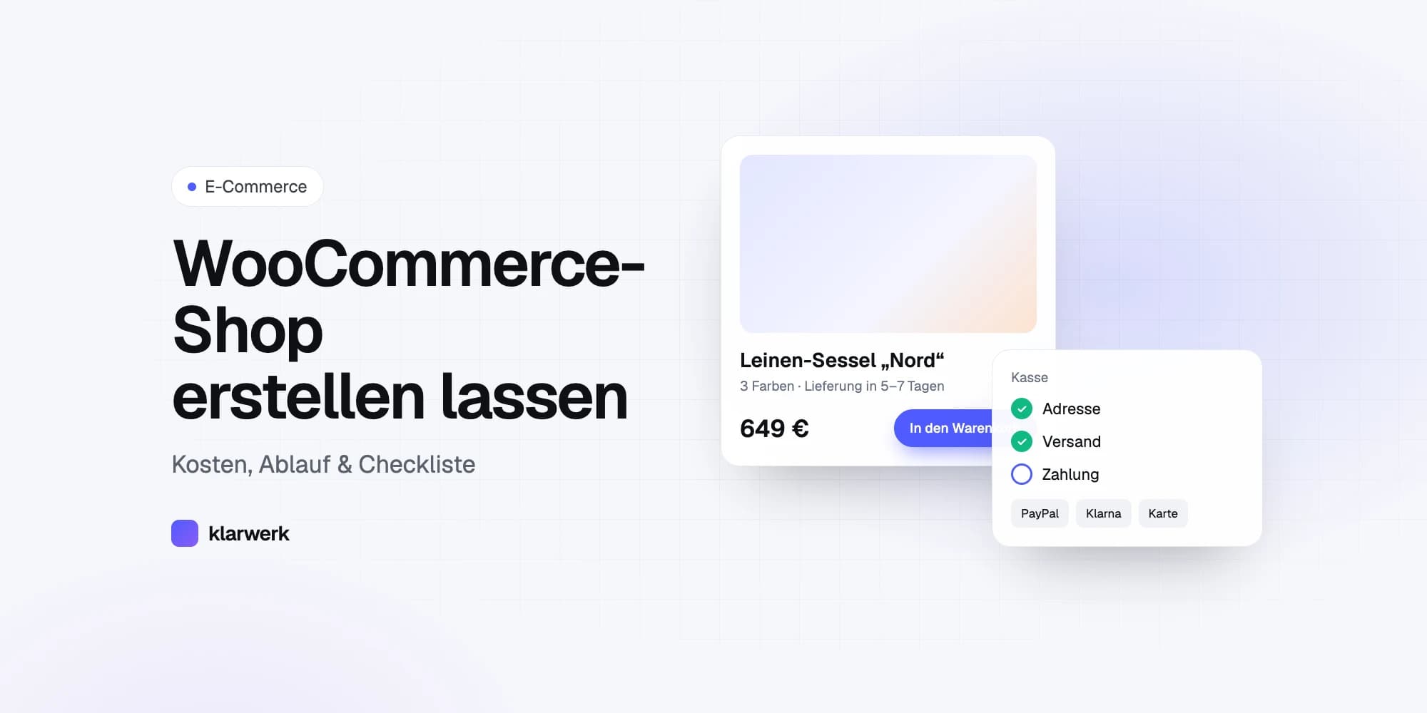 WooCommerce-Shop erstellen lassen: Kosten, Ablauf und Checkliste