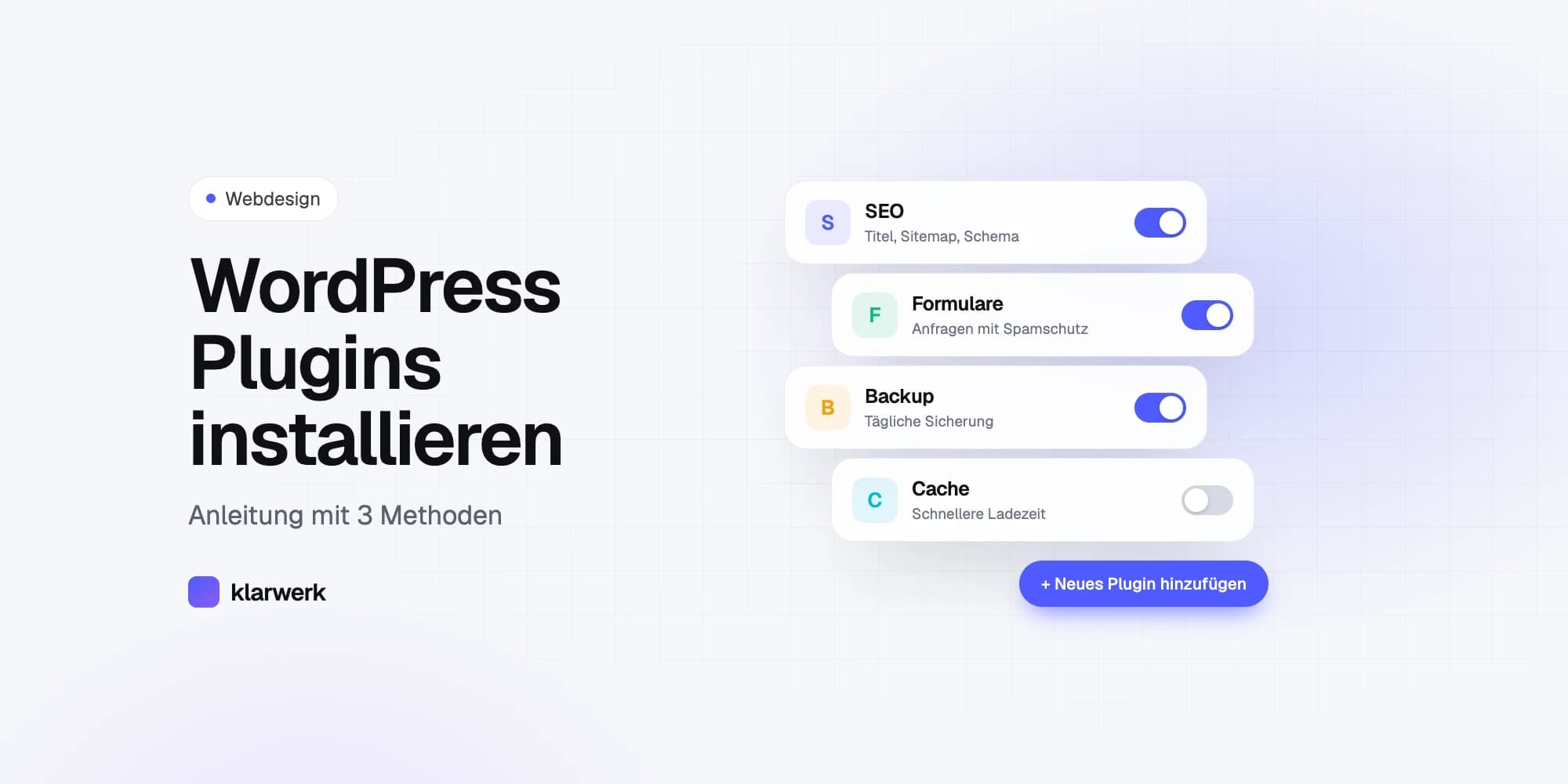 WordPress Plugins installieren: Anleitung mit 3 Methoden