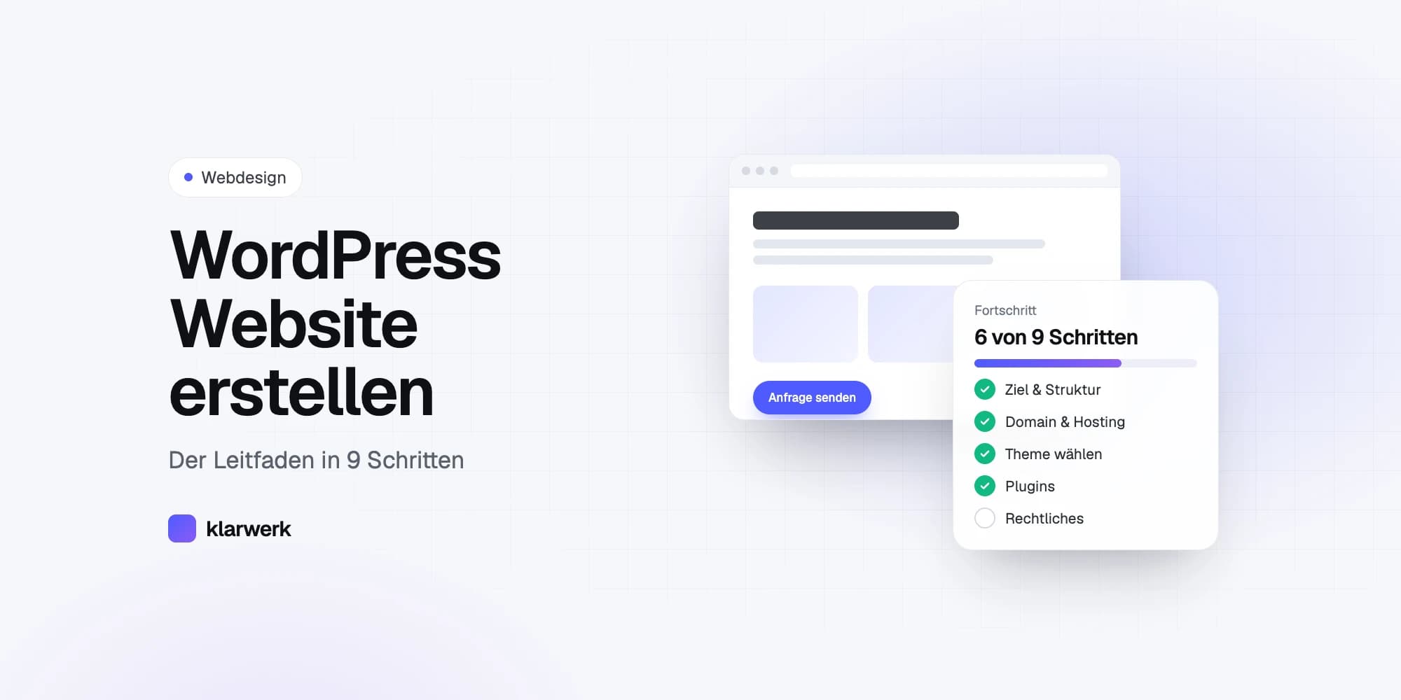 WordPress Website erstellen: Der Leitfaden in 9 Schritten