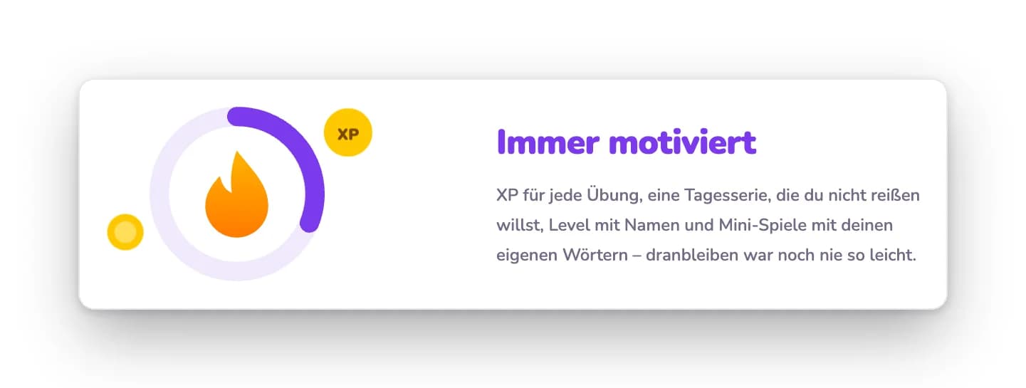 XP, Tagesserie und Mini-Spiele