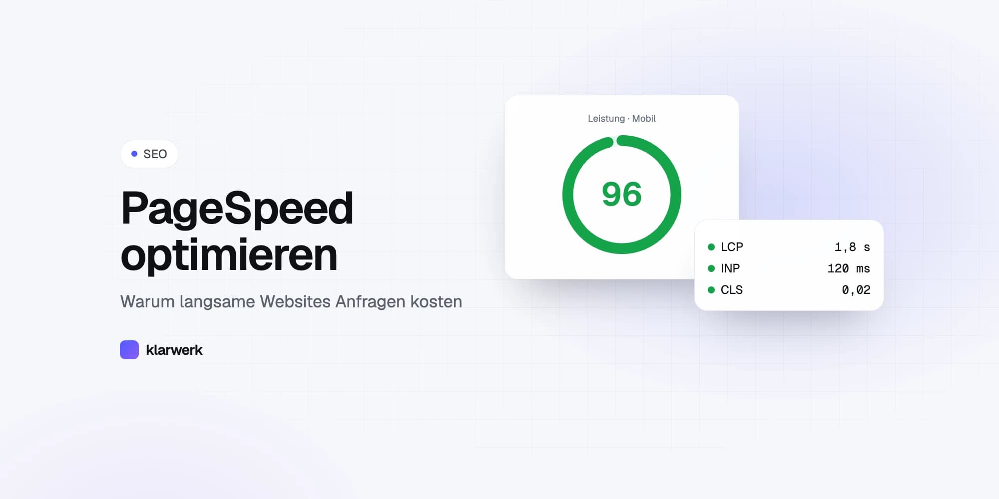 PageSpeed optimieren: Warum langsame Websites Anfragen kosten