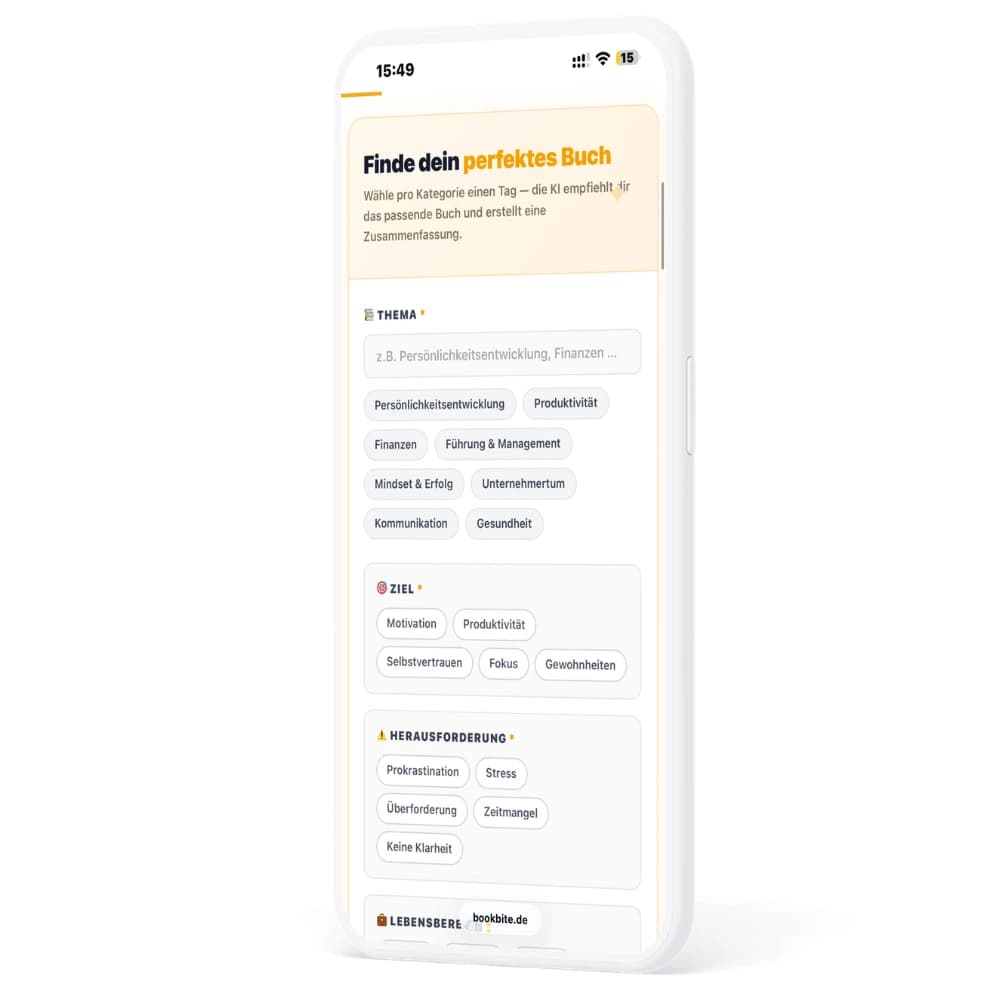 KI-Tool für persönliche Buchempfehlungen