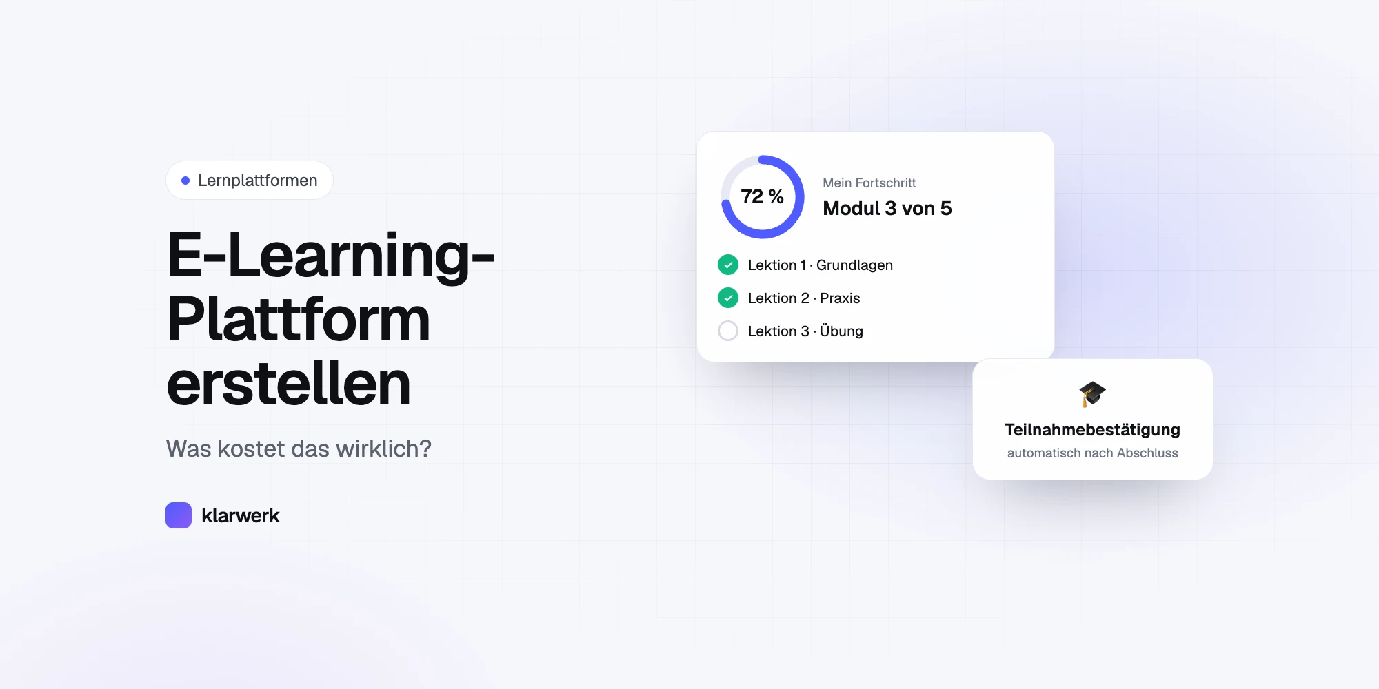 E-Learning-Plattform erstellen: Was kostet das wirklich?