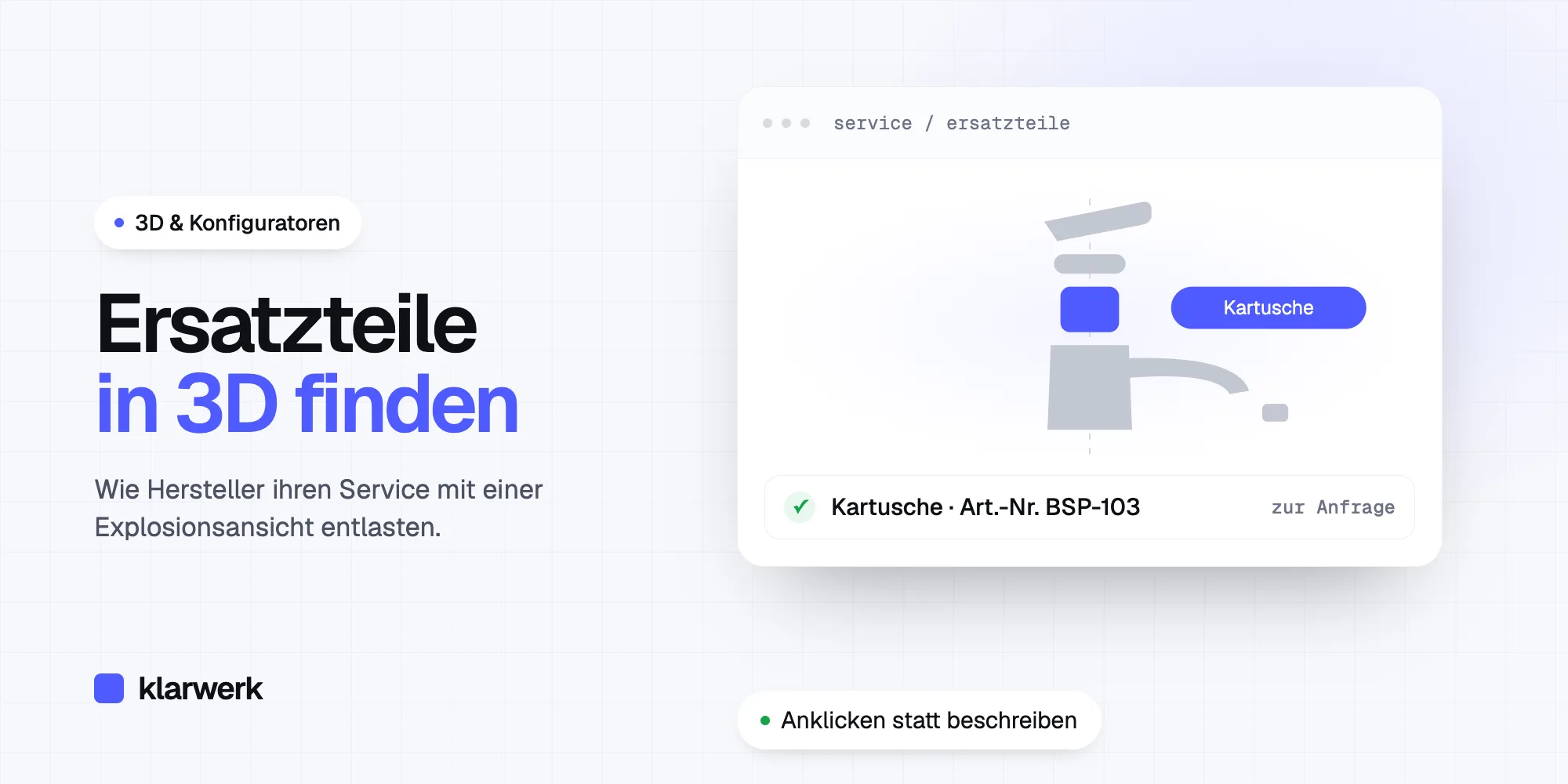 Ersatzteile in 3D finden: Wie Hersteller ihren Service mit einer Explosionsansicht entlasten