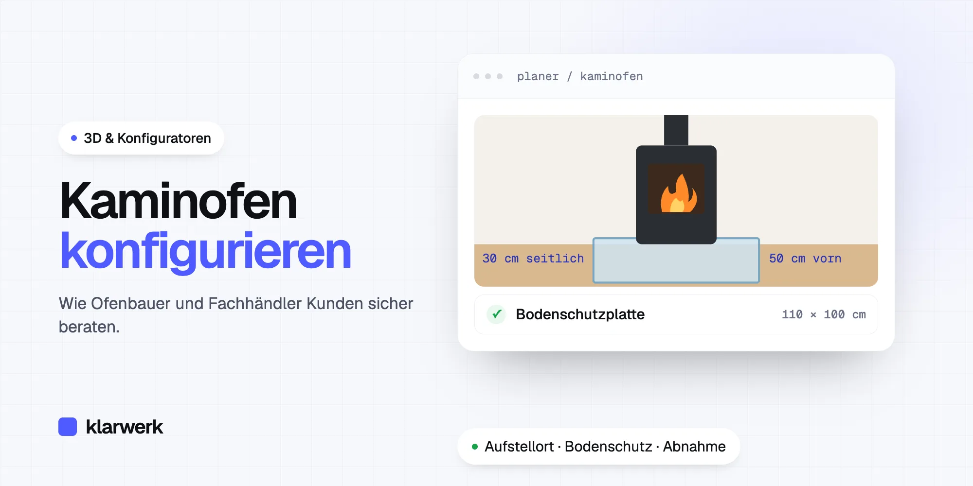 Kaminofen online konfigurieren: Kunden sicher beraten