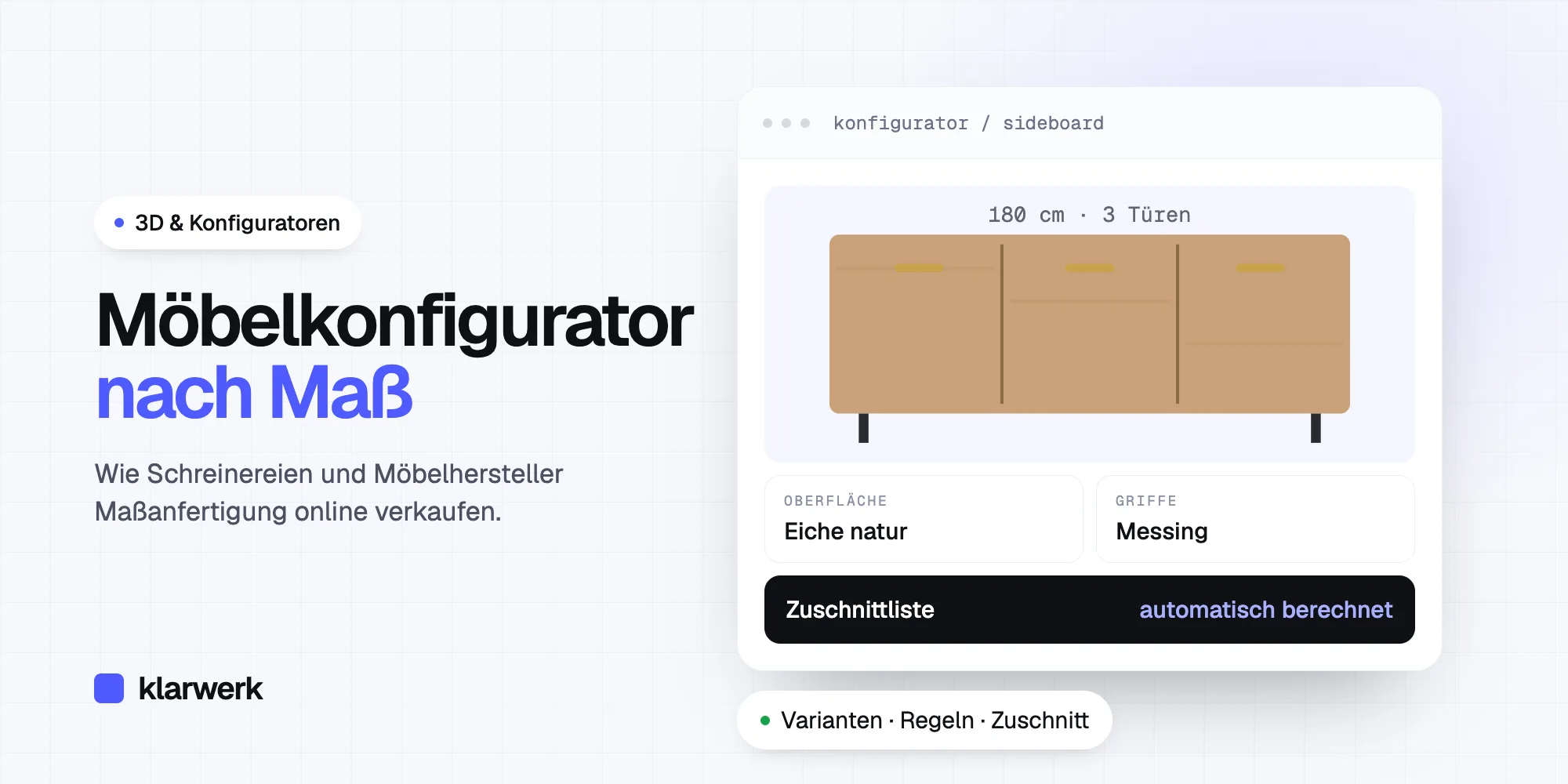 Möbelkonfigurator: Wie Schreinereien und Möbelhersteller Maßanfertigung online verkaufen