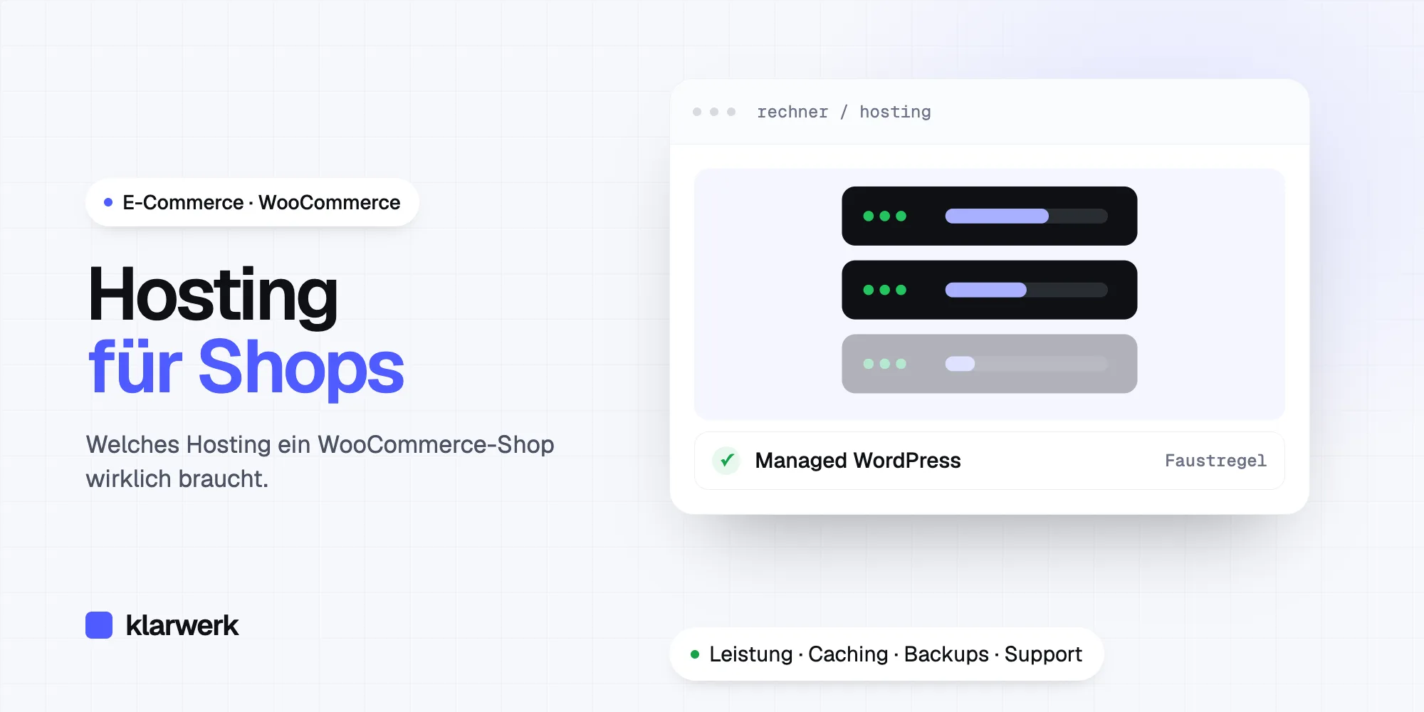 Welches Hosting braucht ein WooCommerce-Shop?