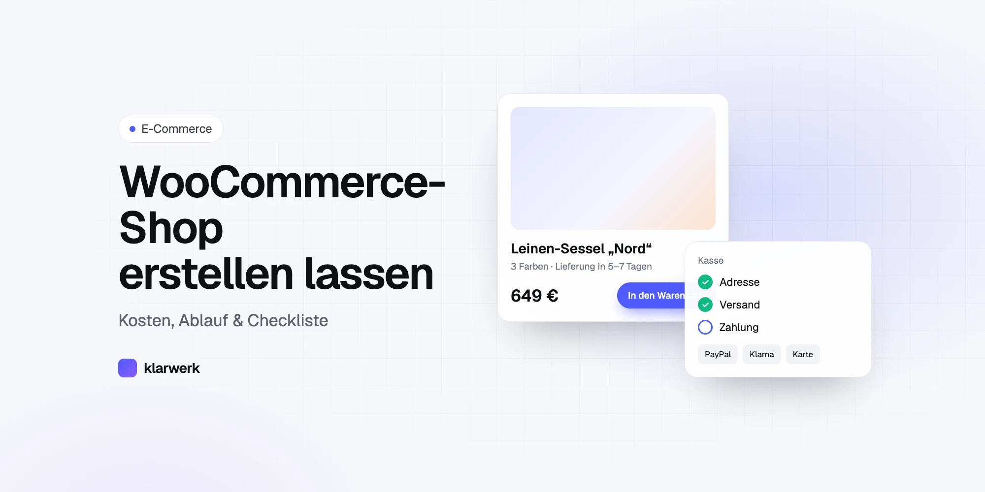 WooCommerce-Shop erstellen lassen: Kosten, Ablauf und Checkliste
