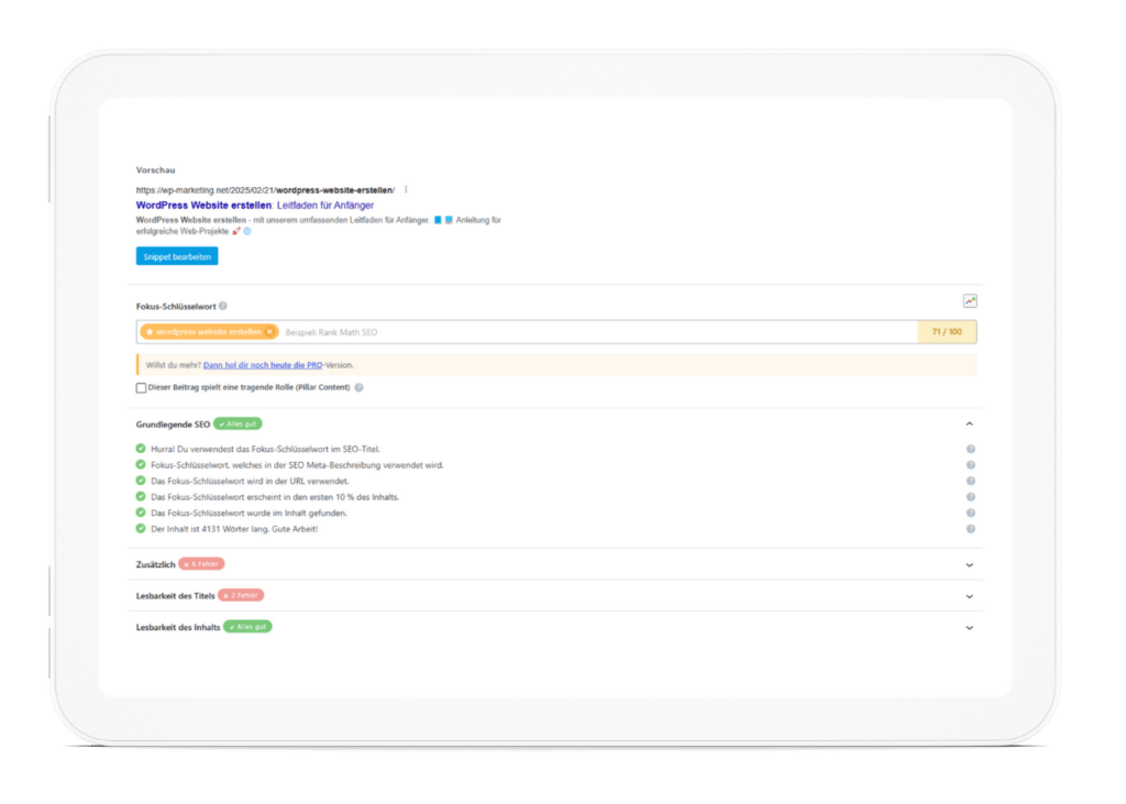 wordpress-seo-agentur-keyword-optimierung